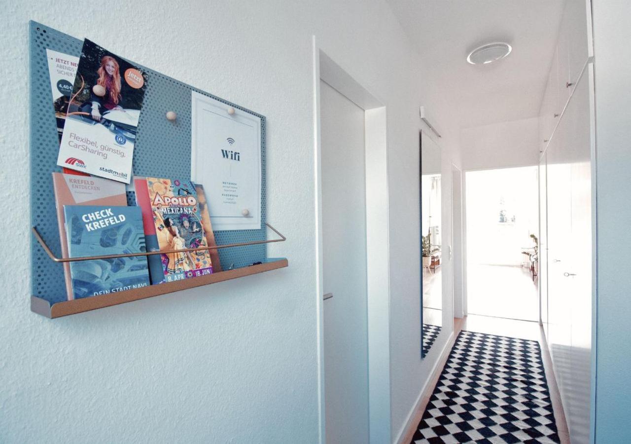 Apartment Mit Balkon - Netflix - Nahe Messe Duesseldorf Krefeld Bagian luar foto